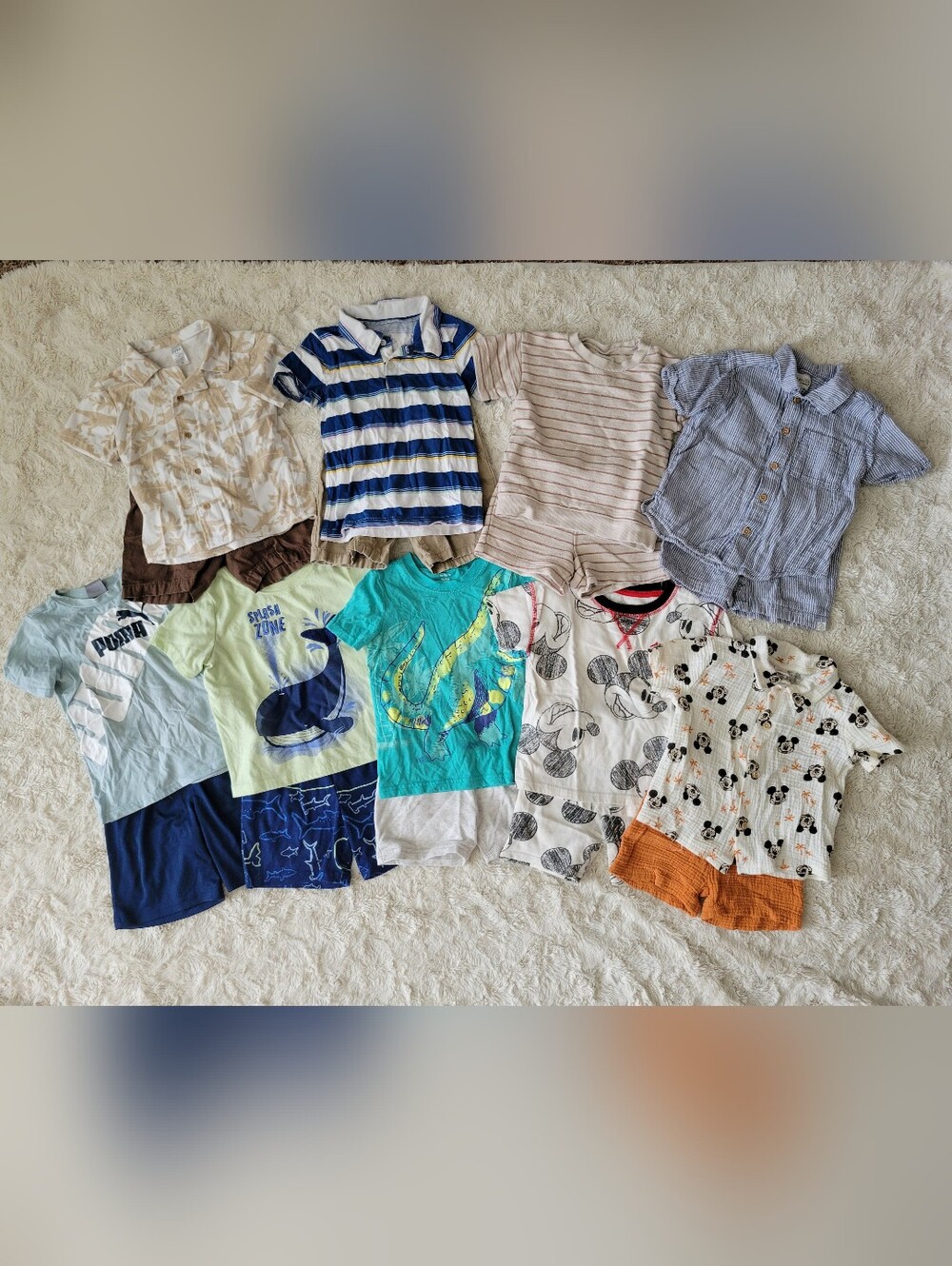 18 Piece Bundle 3T Boy Shorts Set